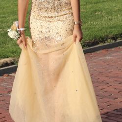 Prom Gold Dress