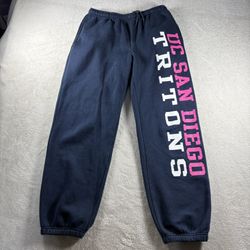 Jansport San Diego State University Sweatpants Women’s Small Blue Baggy Y2K #