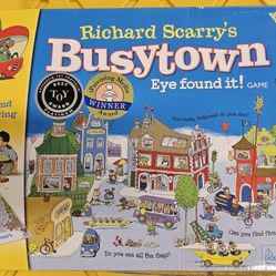 Richard Scarry's Busytown Eye found it! Board Game Complete