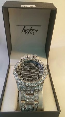 Techno pave fashion watch