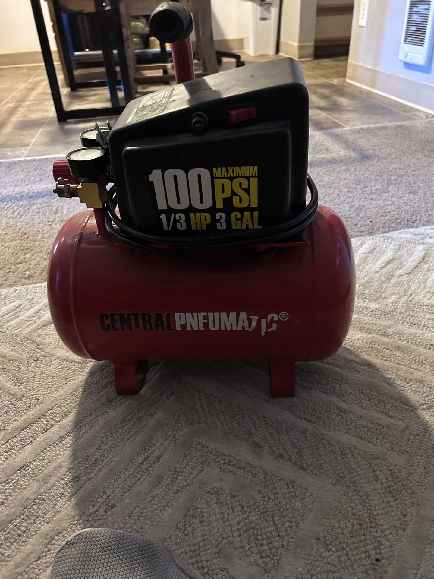 Paint And Staple Compressor