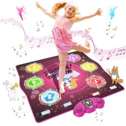 BRAND NEW Bluetooth 6-Button Princess Dance Mat Toys with 13 Built-in Music, 6 Game Modes for Kids
