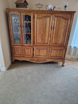 Oak Entertainment Center
