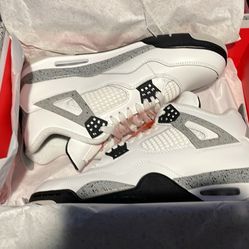 Jordan 4 White Cement