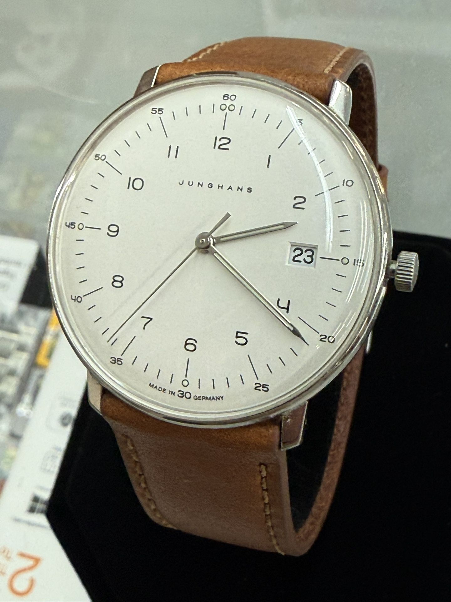 JUNGHANS Max Bill Mega Solar White Dial Sapphire Men’s Watch