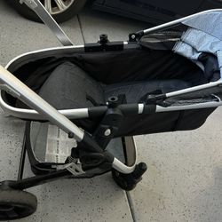 Baby Stroller, 2-in-1 Reversible ToddlerSeat with Lie-Flat Mode, Foldable Infant Stroller with Canopy, One Button Brake, Adjustable Handle, Baby Trend