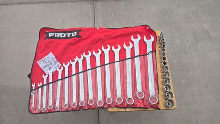 Proto wrenches + sockets $185 for both