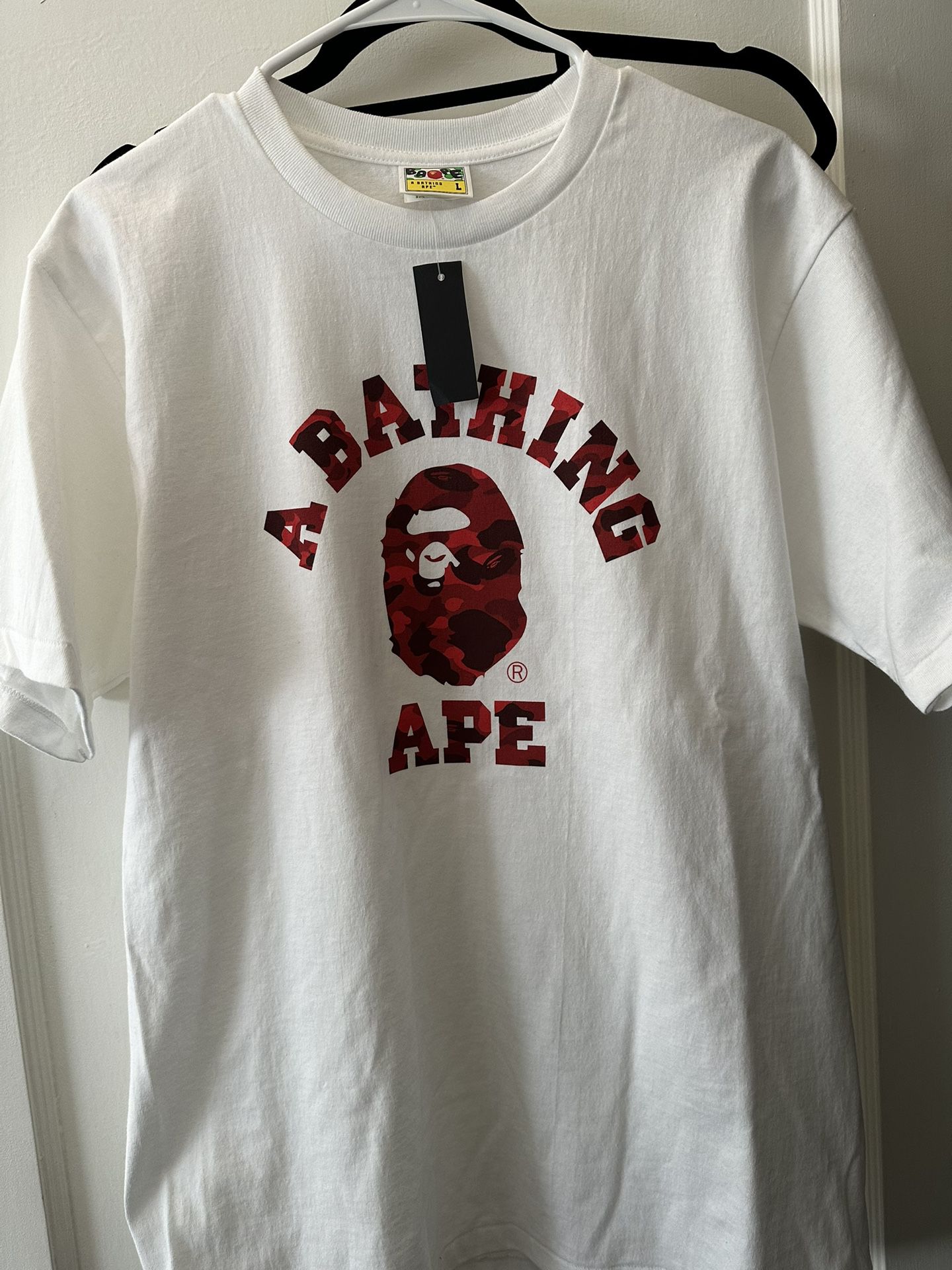 Red Camp Bape T-Shirt