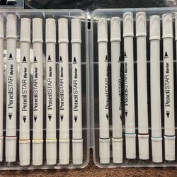 24 markers (used 2-3 times)