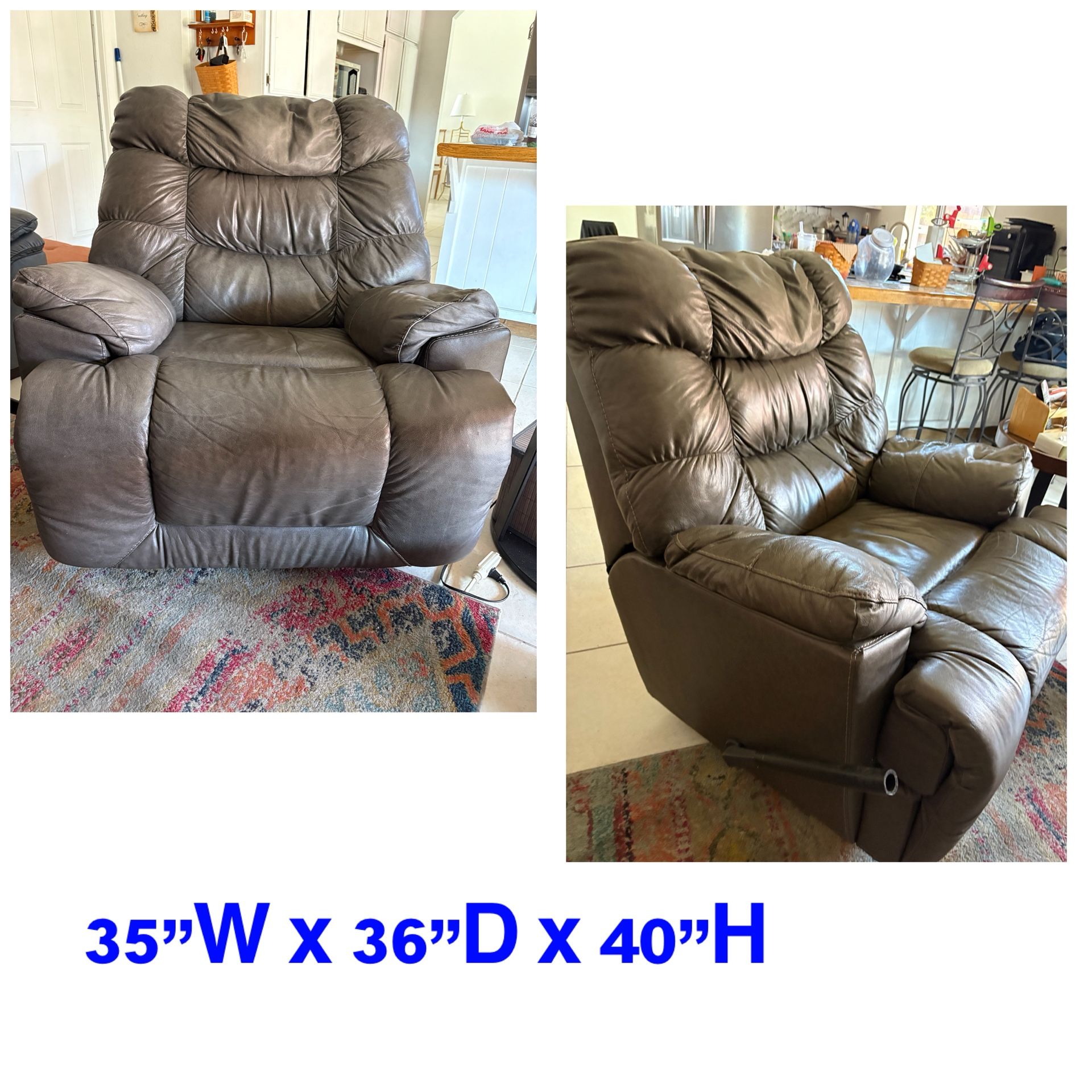 Couch And Recliner Chair 