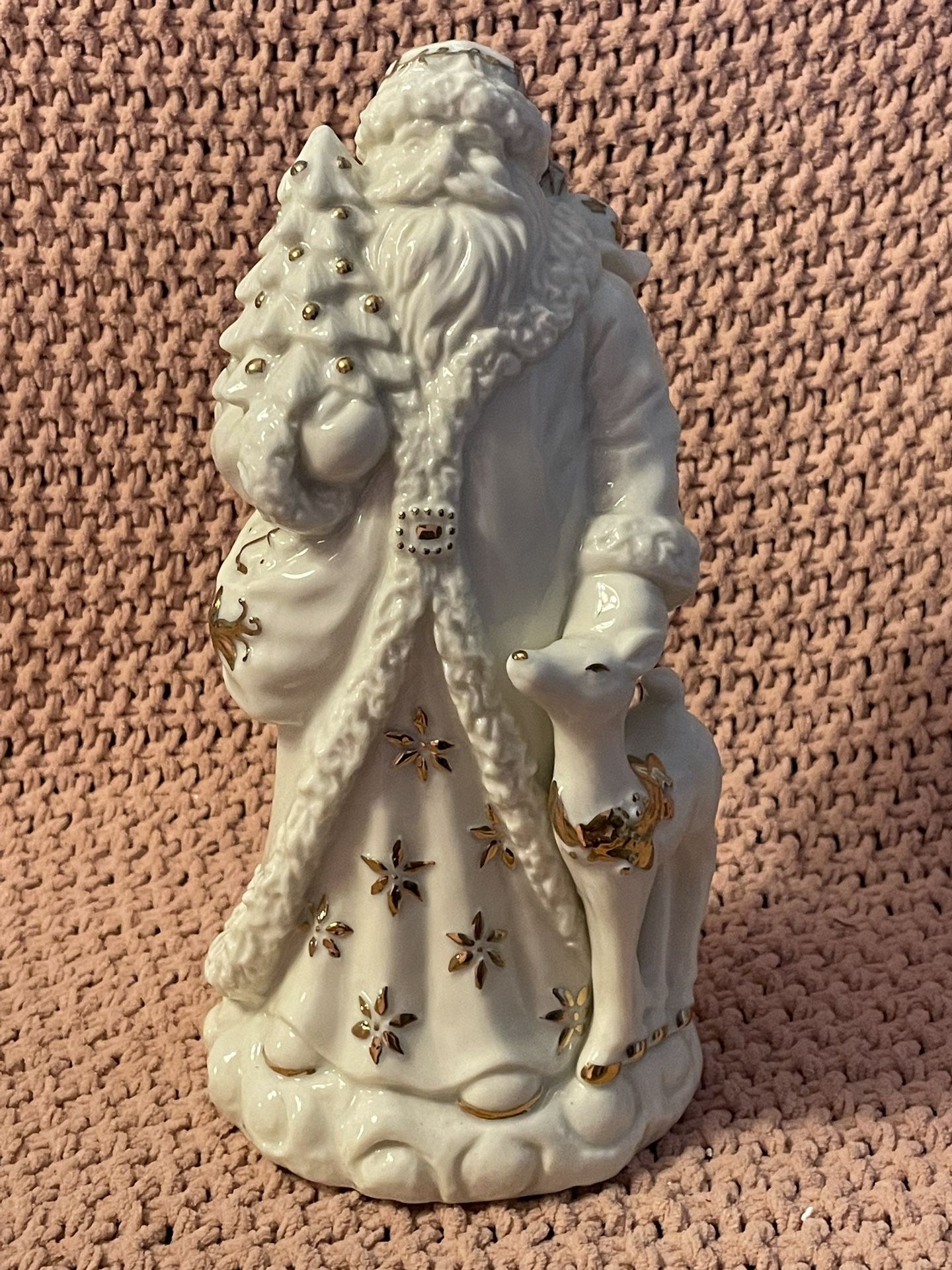 Vintage Porcelain Santa 2000 Palm tree
