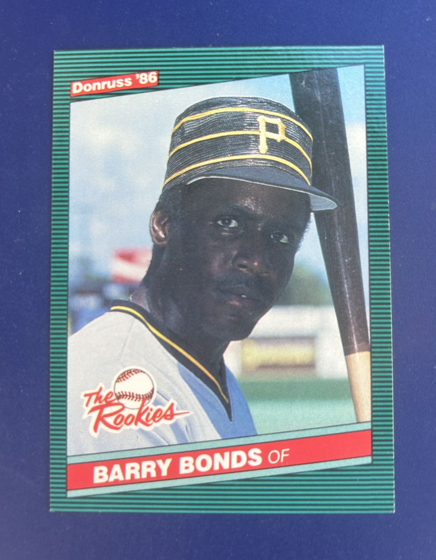 1986 Donruss Barry Bonds Rookie Baseball Card 