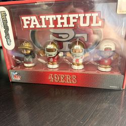 Little People Collector SF 49ers NFL 4 Figures Faithful San Francisco