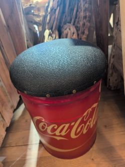 Coca cola storage stool