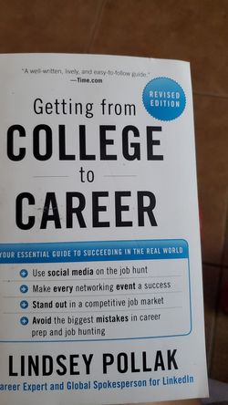 Getting from College to Career by Lindsey Pollack