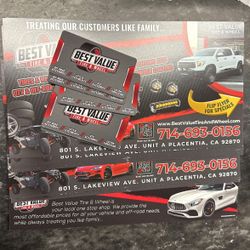 Tires, Wheels, Brakes, Oil Changes