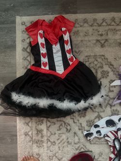 Queen of Hearts Halloween Costume Dress
