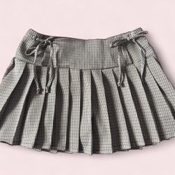 Plaid Mini Skirt 