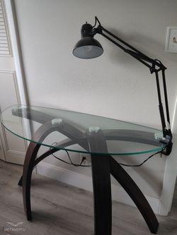 Glasses Desk with night light