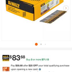 Dewalt Nails Price Is More Than 150 Letting Go for 40