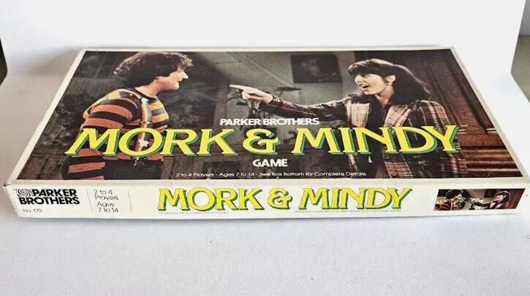 Vintage Mork N Mindy Game Board