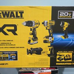 DEWALT 20V MAX XR 4 Tool Combo Kit