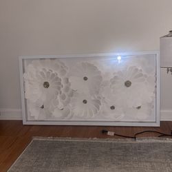 Beautiful Frame, Lamp, And silver accessories