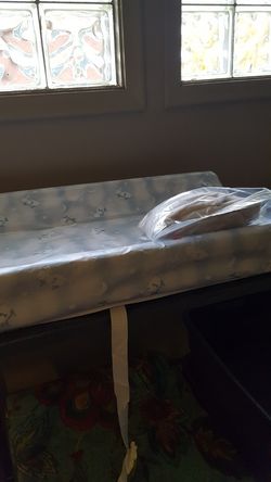 Baby changing pad w fleece cover