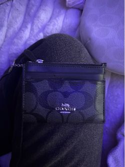 black coach wallet