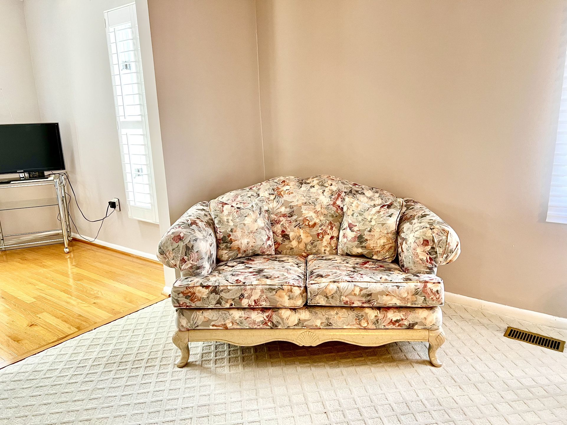 4-Piece Living Room Set: Sofa, Loveseat, Chair & Ottoman - $700