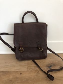 Leather backpack- made in Italy