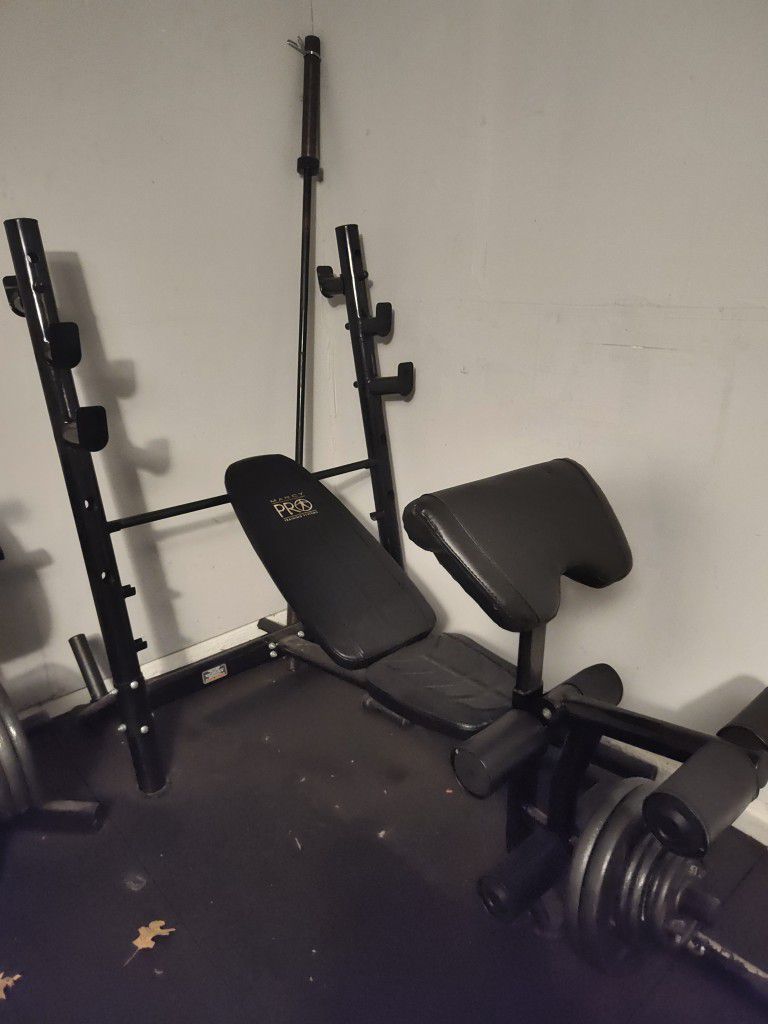 Marcy Pro Adjustable Bench With Attachments