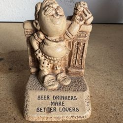 Beer Drinkers Make Better Lovers Figurine #403 Paula 1974