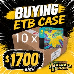 BUYING Ascended Heroes ETB Case
