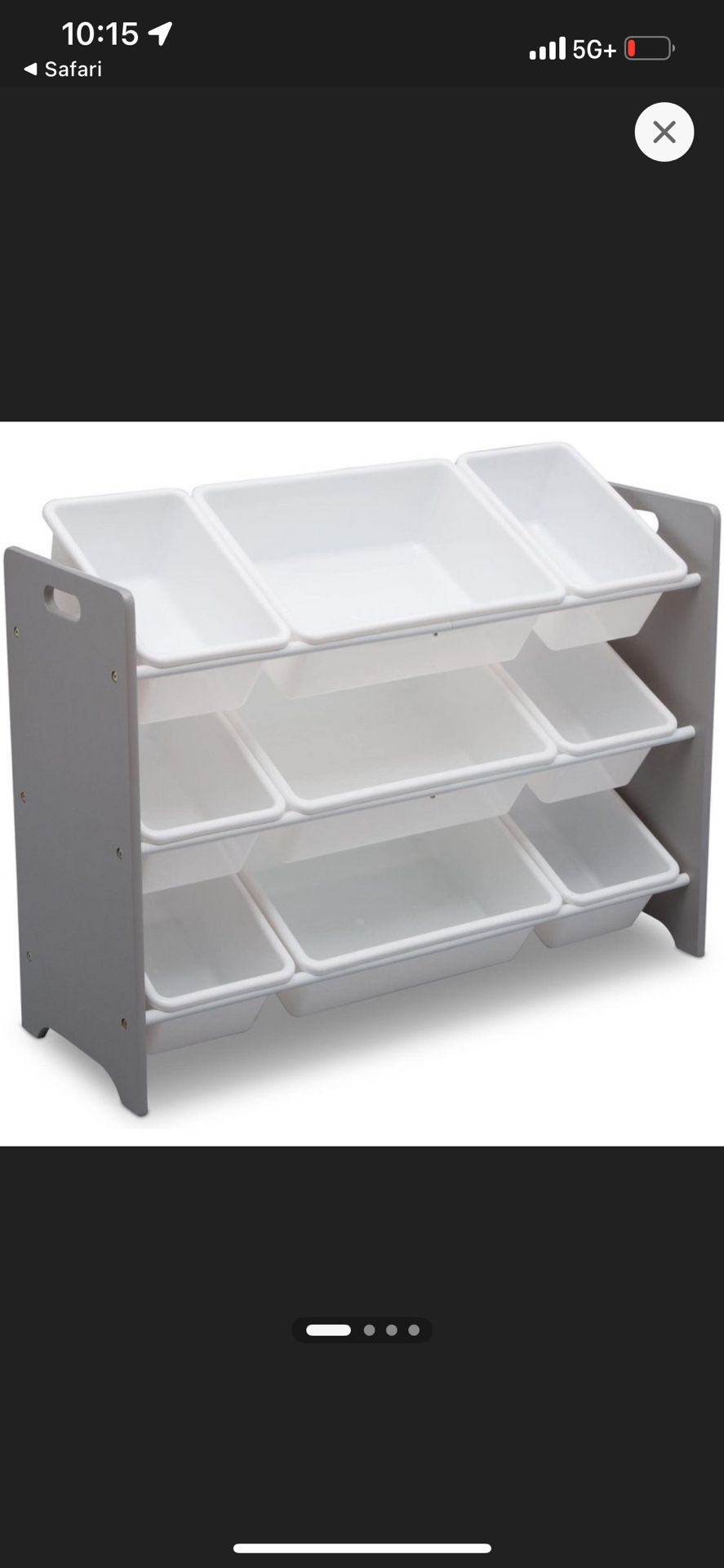 Pink Toy organizer (3 Tier )