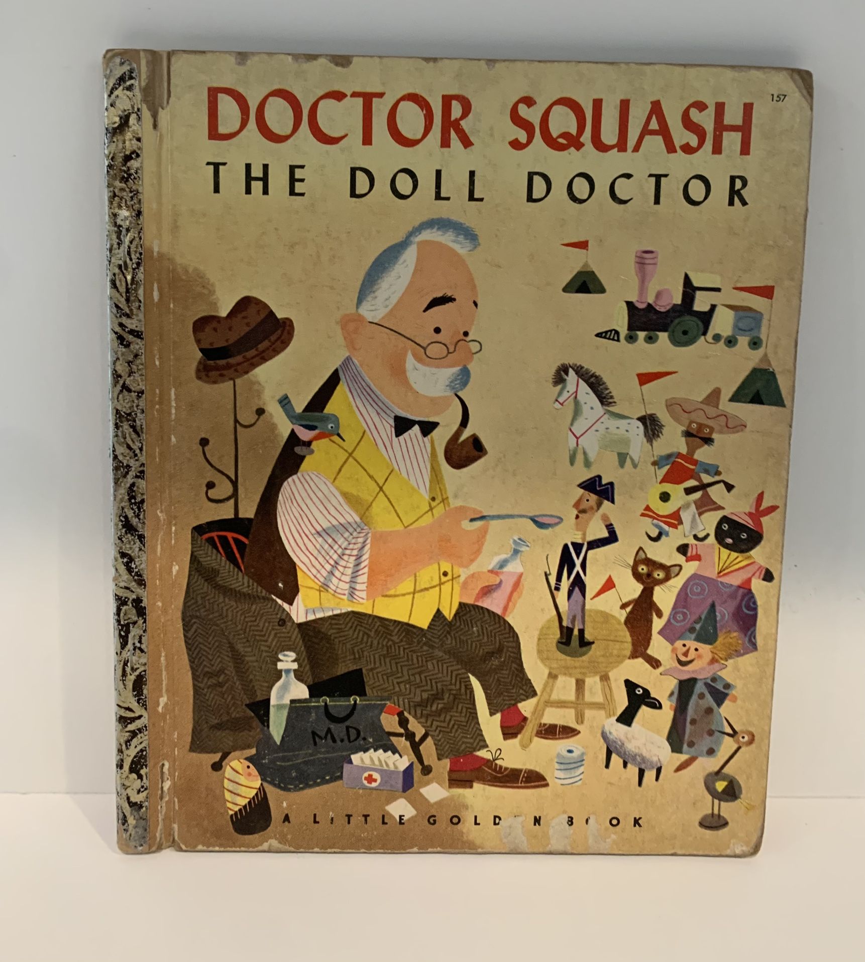 LITTLE GOLDEN BOOK DOCTOR SQUASH THE DOLL DOCTOR 1950’s