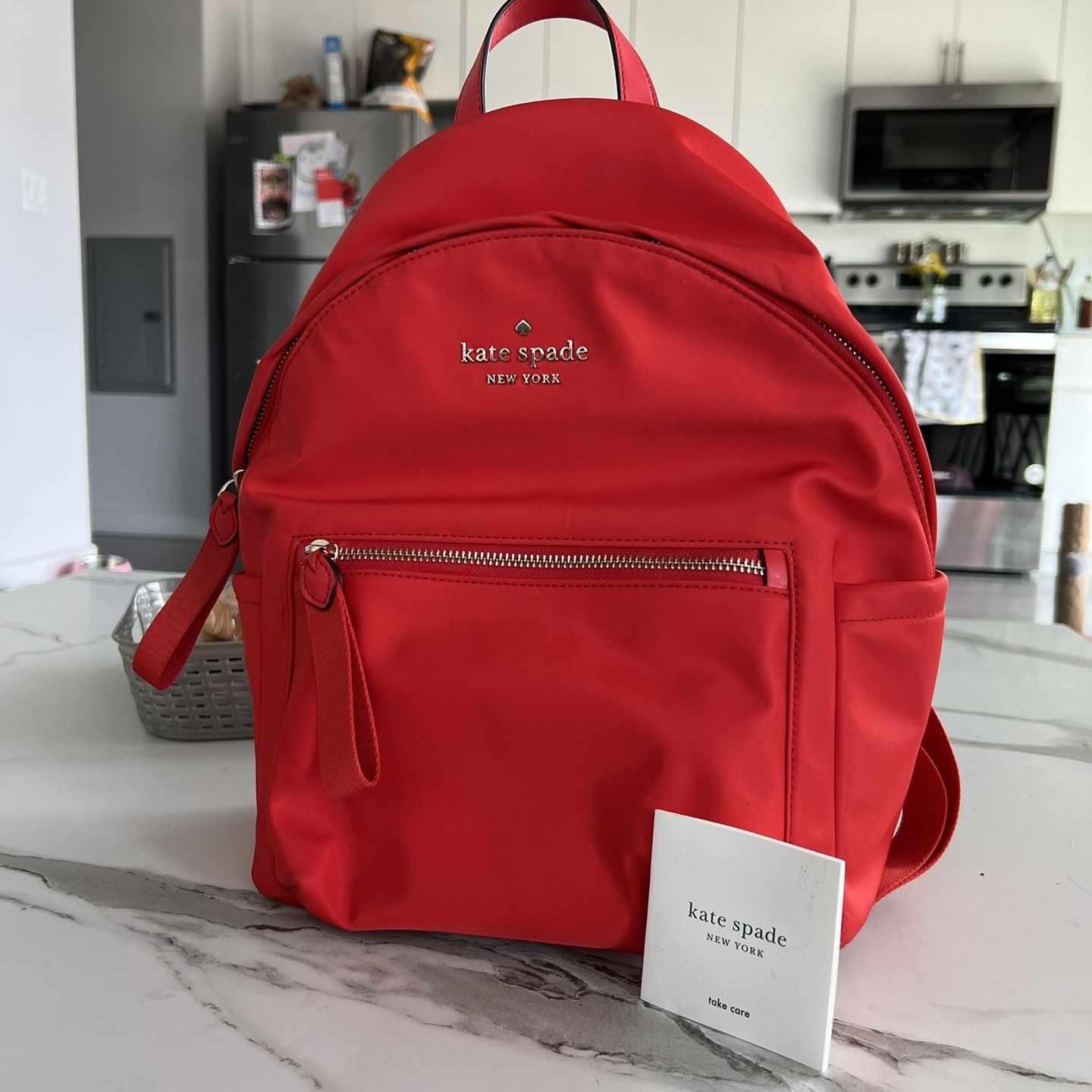 Kate Spade Nylon Red Backpack for Sale in Phoenix, AZ - OfferUp display picture 1