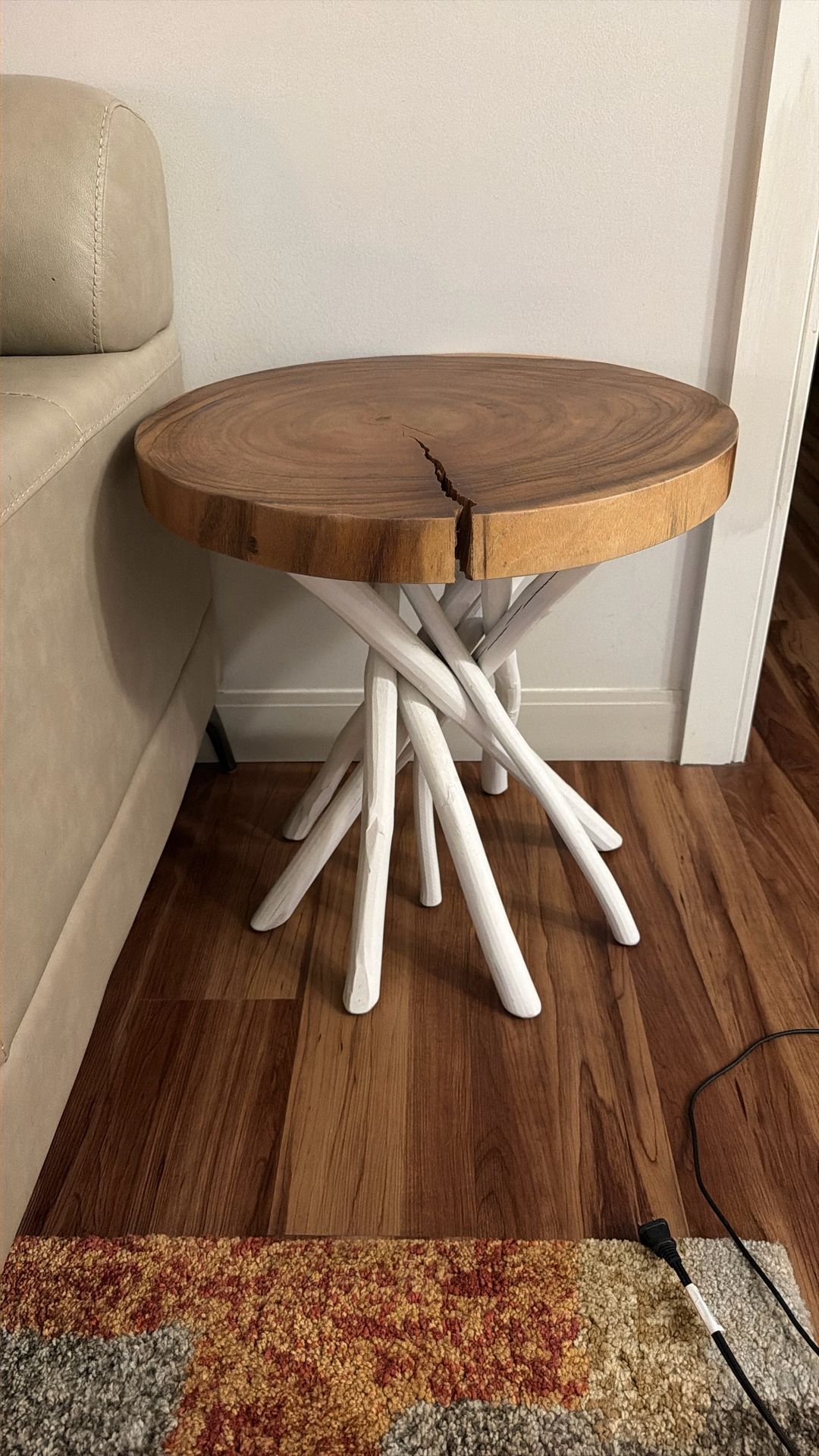 Genuine Tree Stump Side Table