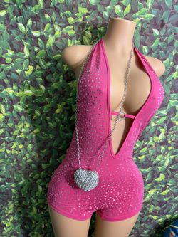 Romper With Rhinestones 