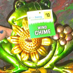 Two Frog Wind Chimes. Brand New