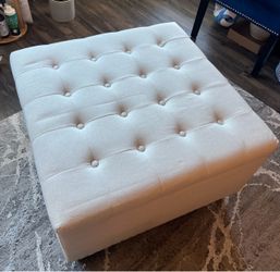 Square Storage Ottoman