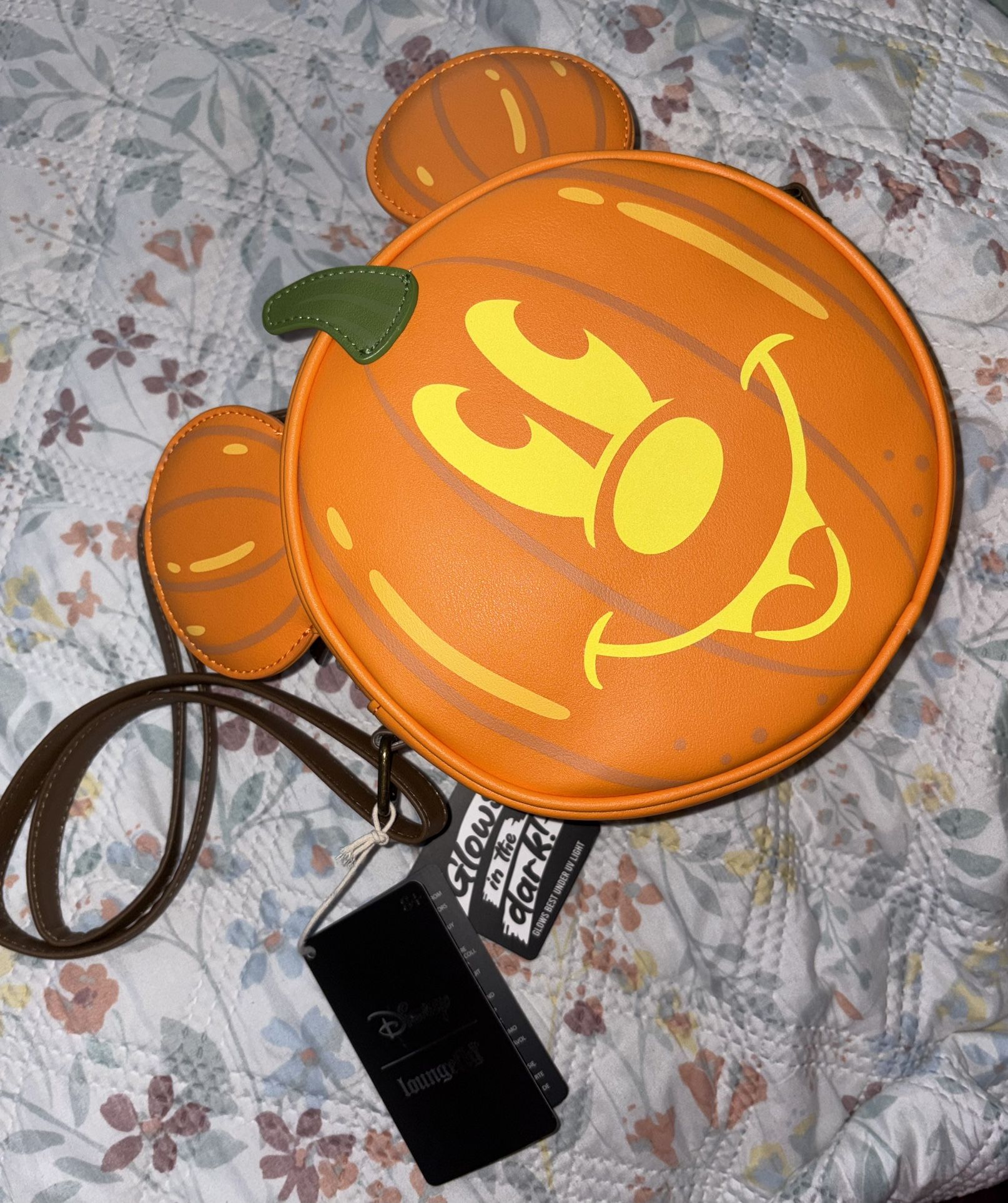 Loungefly Mickey Mouse Pumpkin Crossbody 