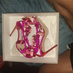 Jimmy Choo Satin Bow Heels Size 9.5 (Womens)