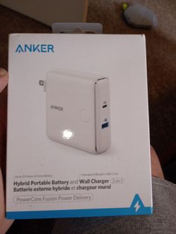 Hybrid portable battery Wall charger 2 in 1