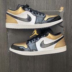 Jordan 1 Low “gold Toe” $155