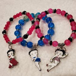 Betty Boop Bracelets $12 Each