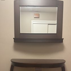 Side Table & Mirror 