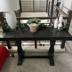 Solid Wood Console Table 