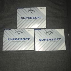 Brand New Callaway Supersoft Golf Balls