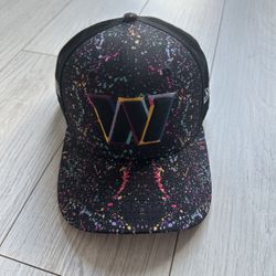 Washington Commanders NFL Colorful Splatter Cap